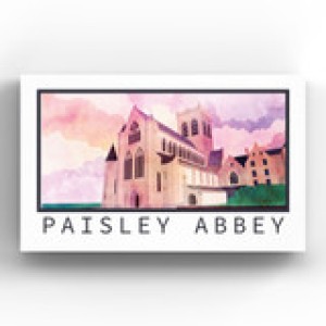Paisley Abbey Rectangle Magnet